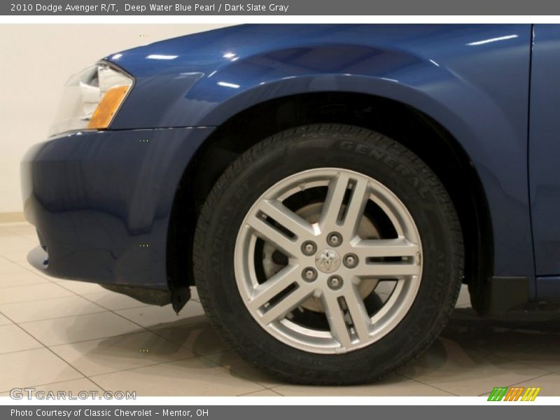 Deep Water Blue Pearl / Dark Slate Gray 2010 Dodge Avenger R/T