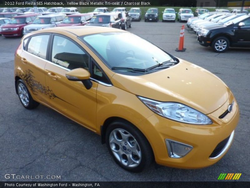 Front 3/4 View of 2012 Fiesta SES Hatchback