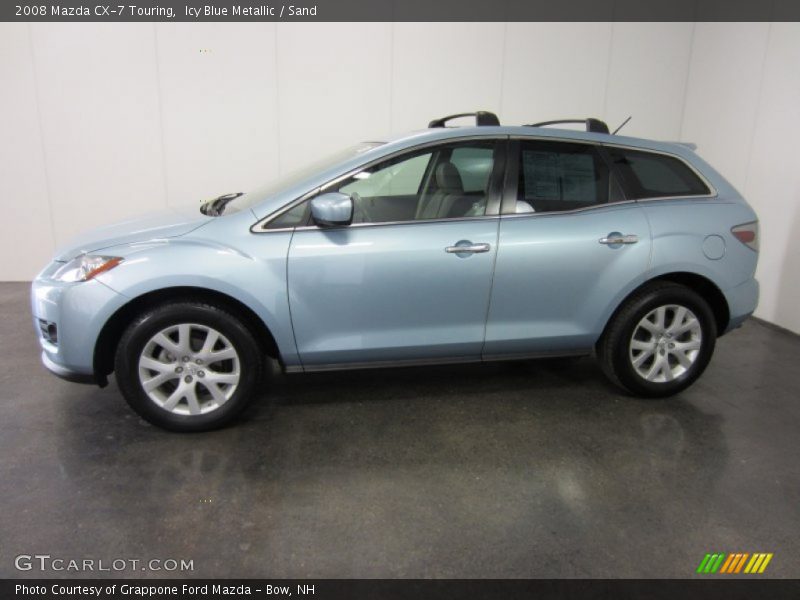 Icy Blue Metallic / Sand 2008 Mazda CX-7 Touring