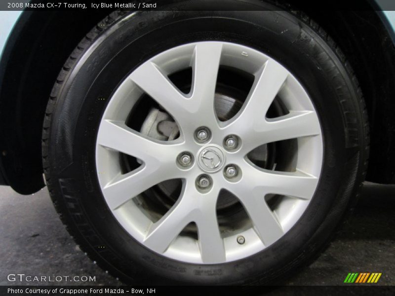 Icy Blue Metallic / Sand 2008 Mazda CX-7 Touring