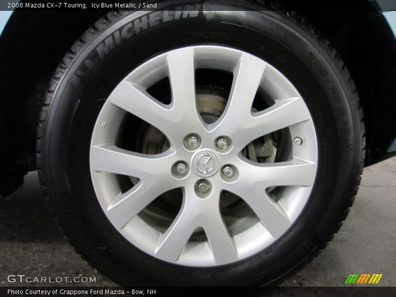 Icy Blue Metallic / Sand 2008 Mazda CX-7 Touring