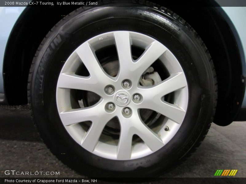 Icy Blue Metallic / Sand 2008 Mazda CX-7 Touring