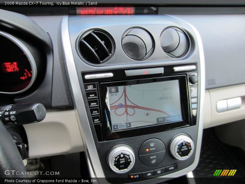 Icy Blue Metallic / Sand 2008 Mazda CX-7 Touring