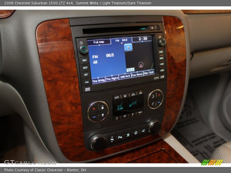 Summit White / Light Titanium/Dark Titanium 2008 Chevrolet Suburban 1500 LTZ 4x4
