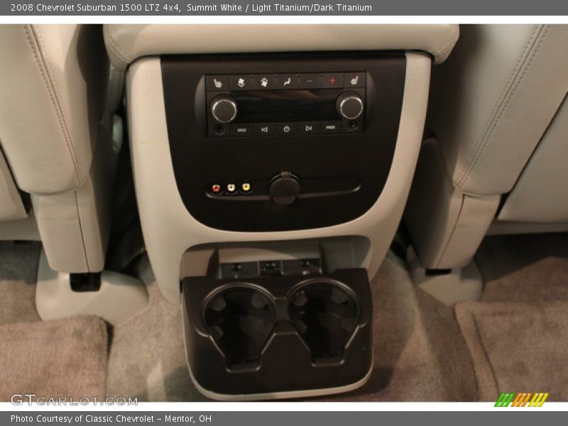 Summit White / Light Titanium/Dark Titanium 2008 Chevrolet Suburban 1500 LTZ 4x4