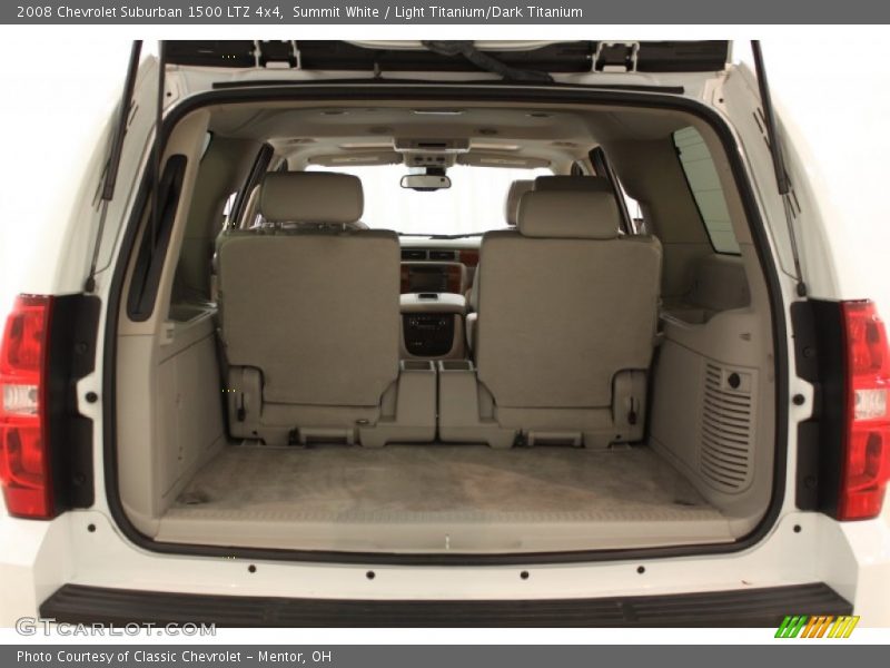 Summit White / Light Titanium/Dark Titanium 2008 Chevrolet Suburban 1500 LTZ 4x4