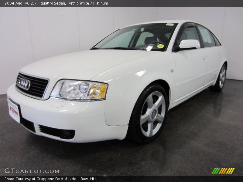 Arctic White / Platinum 2004 Audi A6 2.7T quattro Sedan