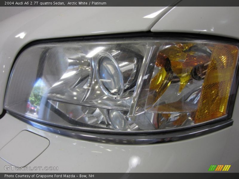 Arctic White / Platinum 2004 Audi A6 2.7T quattro Sedan