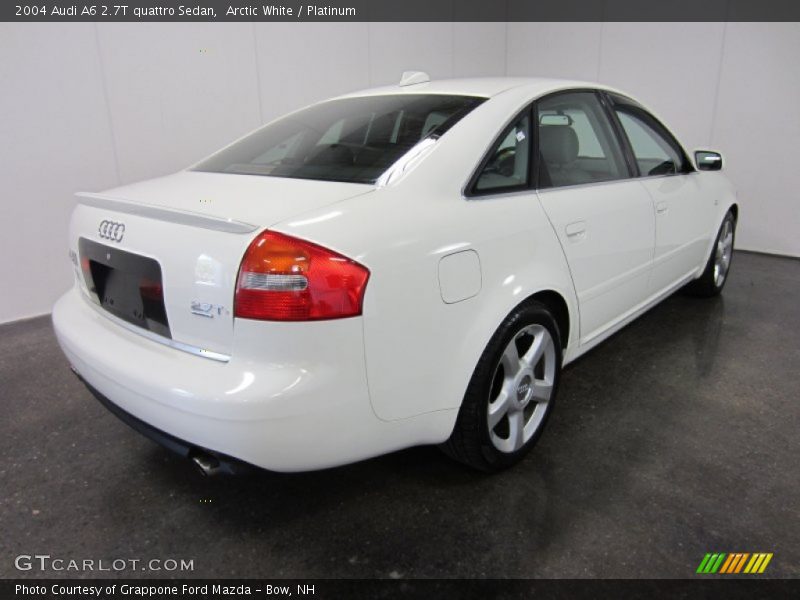 Arctic White / Platinum 2004 Audi A6 2.7T quattro Sedan