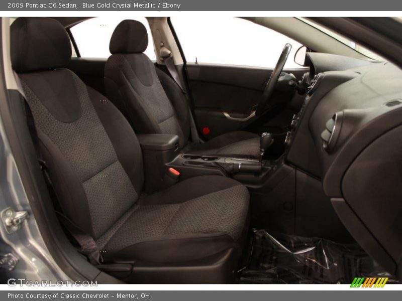 Blue Gold Crystal Metallic / Ebony 2009 Pontiac G6 Sedan