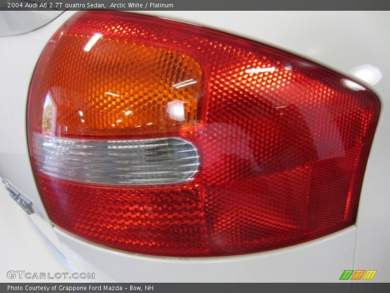 Arctic White / Platinum 2004 Audi A6 2.7T quattro Sedan