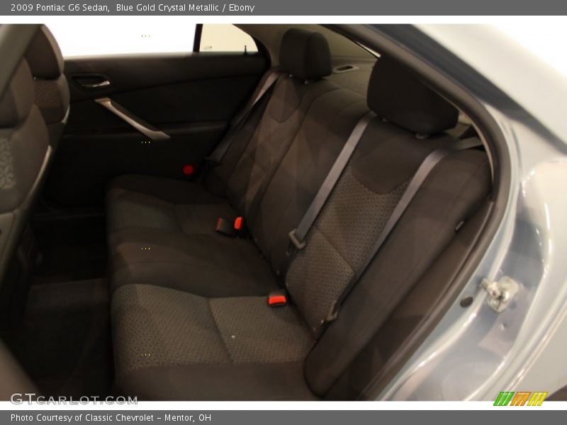 Blue Gold Crystal Metallic / Ebony 2009 Pontiac G6 Sedan