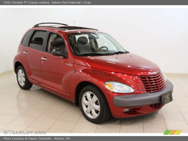 Inferno Red Pearlcoat / Gray 2002 Chrysler PT Cruiser Limited