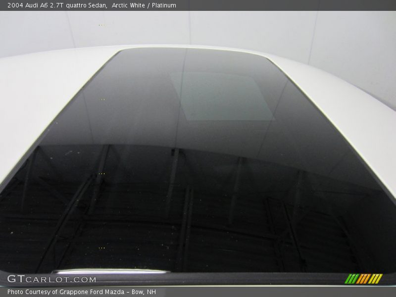 Arctic White / Platinum 2004 Audi A6 2.7T quattro Sedan