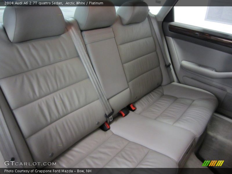 Arctic White / Platinum 2004 Audi A6 2.7T quattro Sedan