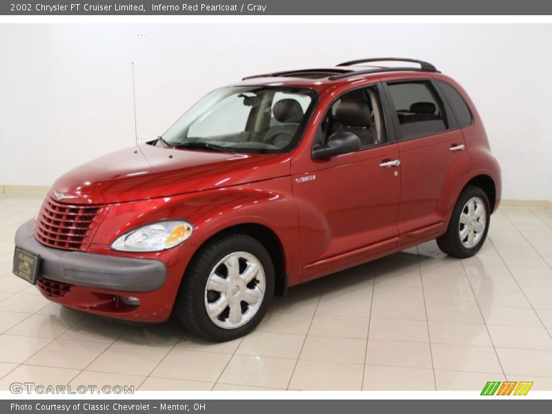 Inferno Red Pearlcoat / Gray 2002 Chrysler PT Cruiser Limited