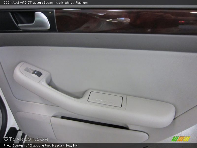Arctic White / Platinum 2004 Audi A6 2.7T quattro Sedan