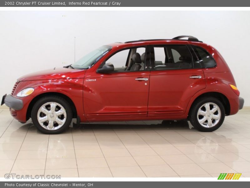 Inferno Red Pearlcoat / Gray 2002 Chrysler PT Cruiser Limited