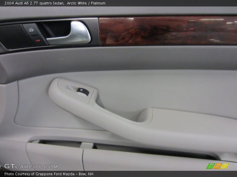 Arctic White / Platinum 2004 Audi A6 2.7T quattro Sedan