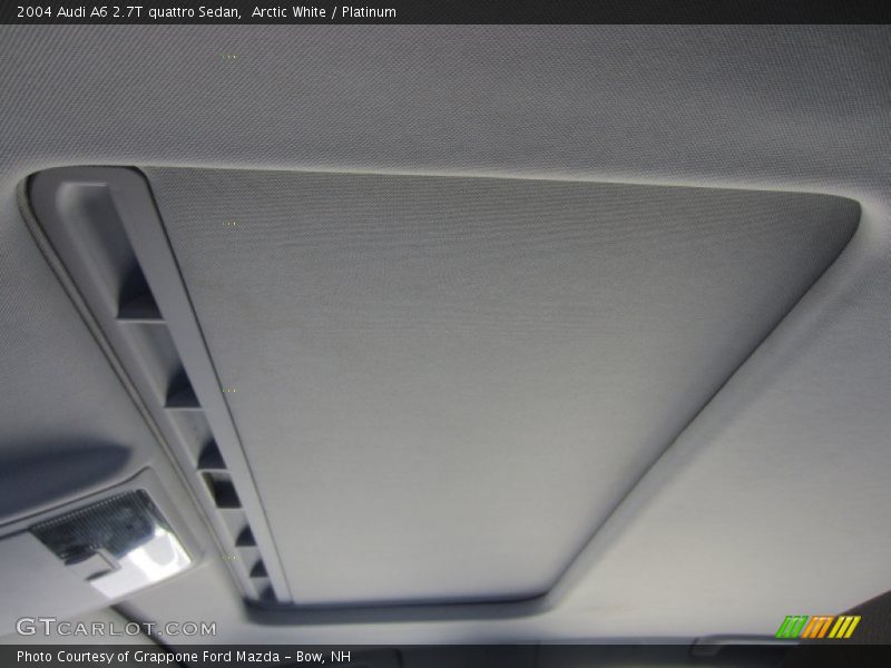 Arctic White / Platinum 2004 Audi A6 2.7T quattro Sedan