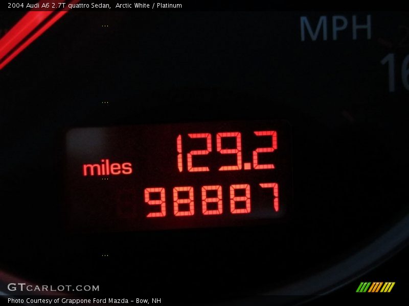 Arctic White / Platinum 2004 Audi A6 2.7T quattro Sedan