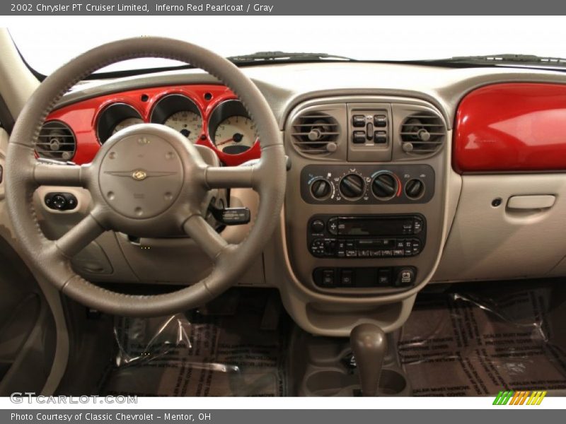 Inferno Red Pearlcoat / Gray 2002 Chrysler PT Cruiser Limited