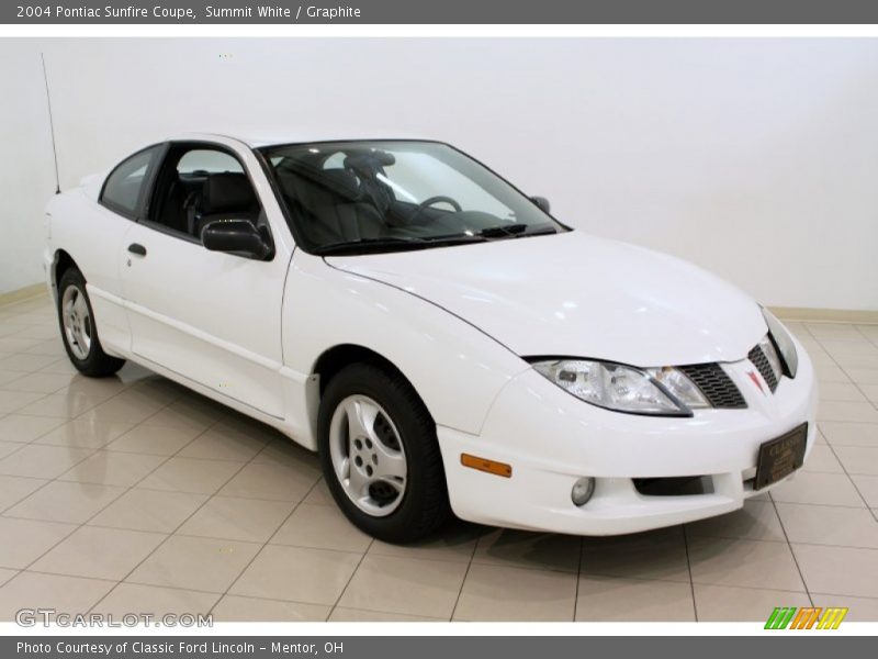 Summit White / Graphite 2004 Pontiac Sunfire Coupe