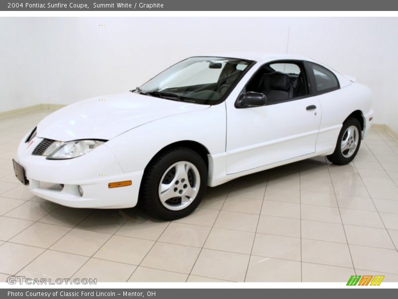 Summit White / Graphite 2004 Pontiac Sunfire Coupe