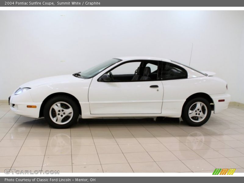 Summit White / Graphite 2004 Pontiac Sunfire Coupe