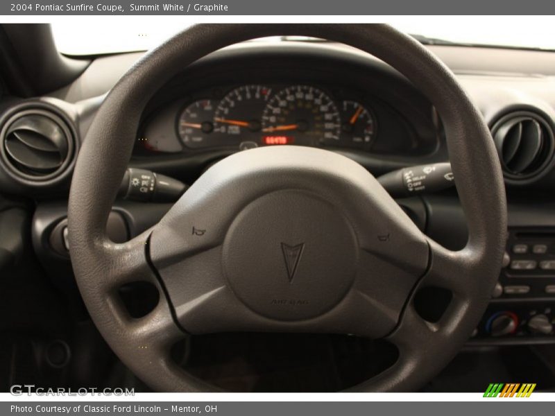 Summit White / Graphite 2004 Pontiac Sunfire Coupe