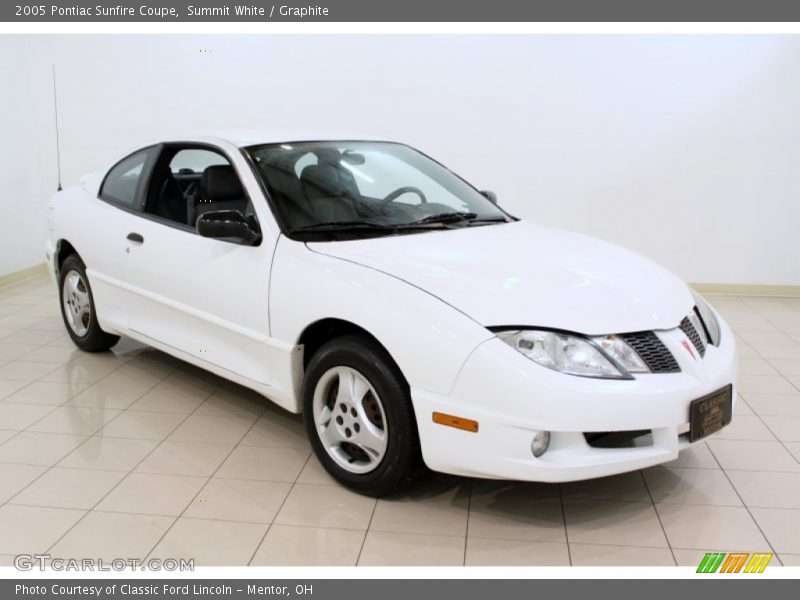 Summit White / Graphite 2005 Pontiac Sunfire Coupe
