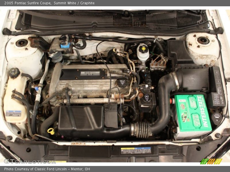 Summit White / Graphite 2005 Pontiac Sunfire Coupe
