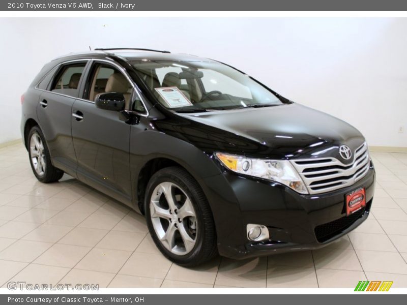 Black / Ivory 2010 Toyota Venza V6 AWD