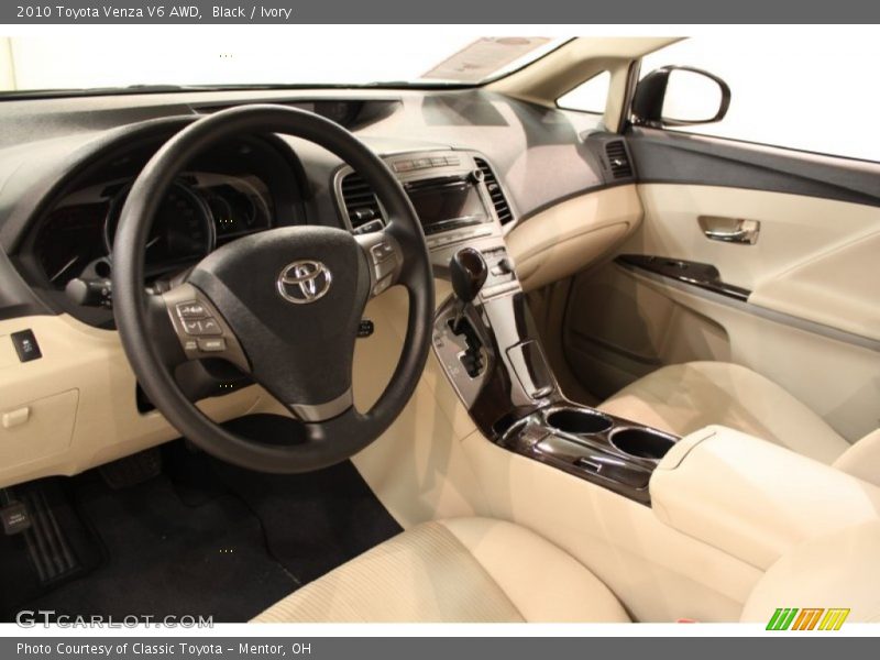 Black / Ivory 2010 Toyota Venza V6 AWD