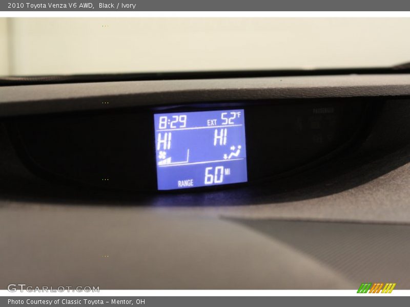 Black / Ivory 2010 Toyota Venza V6 AWD