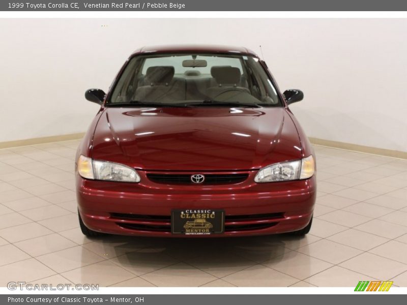 Venetian Red Pearl / Pebble Beige 1999 Toyota Corolla CE