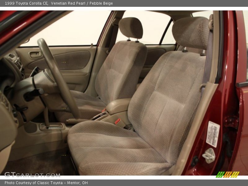 Venetian Red Pearl / Pebble Beige 1999 Toyota Corolla CE