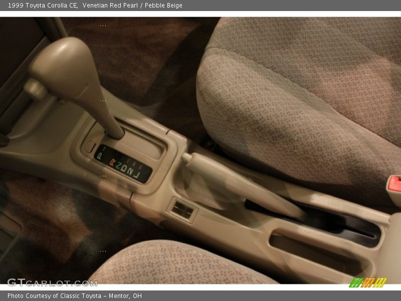 Venetian Red Pearl / Pebble Beige 1999 Toyota Corolla CE