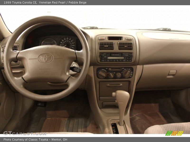 Venetian Red Pearl / Pebble Beige 1999 Toyota Corolla CE