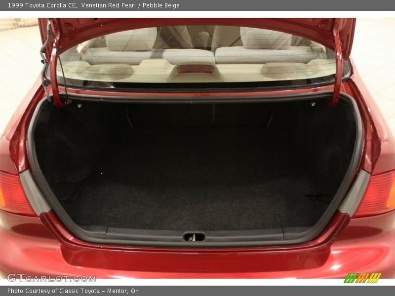 Venetian Red Pearl / Pebble Beige 1999 Toyota Corolla CE