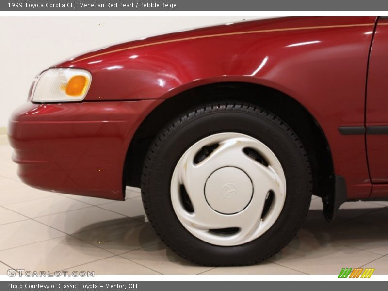 Venetian Red Pearl / Pebble Beige 1999 Toyota Corolla CE
