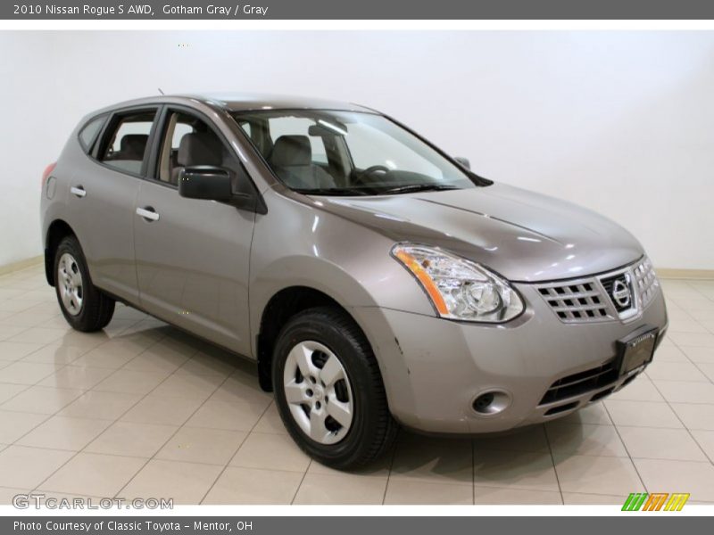 Gotham Gray / Gray 2010 Nissan Rogue S AWD