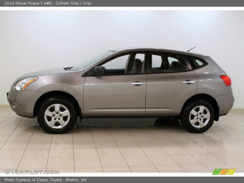 Gotham Gray / Gray 2010 Nissan Rogue S AWD