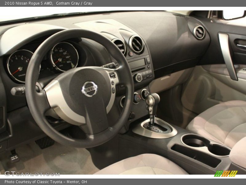 Gotham Gray / Gray 2010 Nissan Rogue S AWD