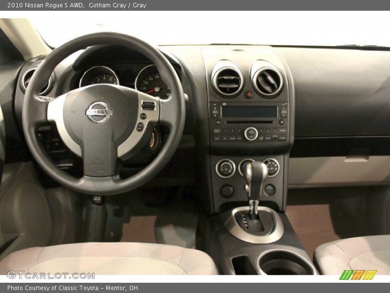 Gotham Gray / Gray 2010 Nissan Rogue S AWD