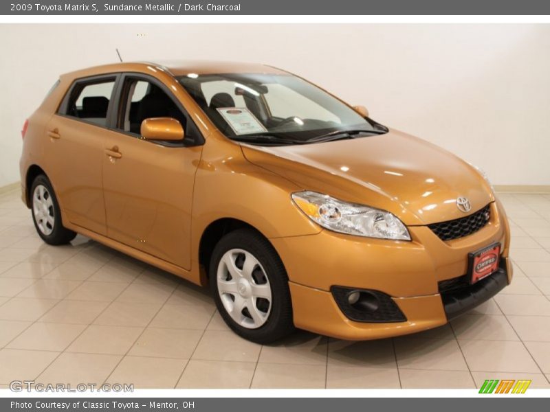Sundance Metallic / Dark Charcoal 2009 Toyota Matrix S