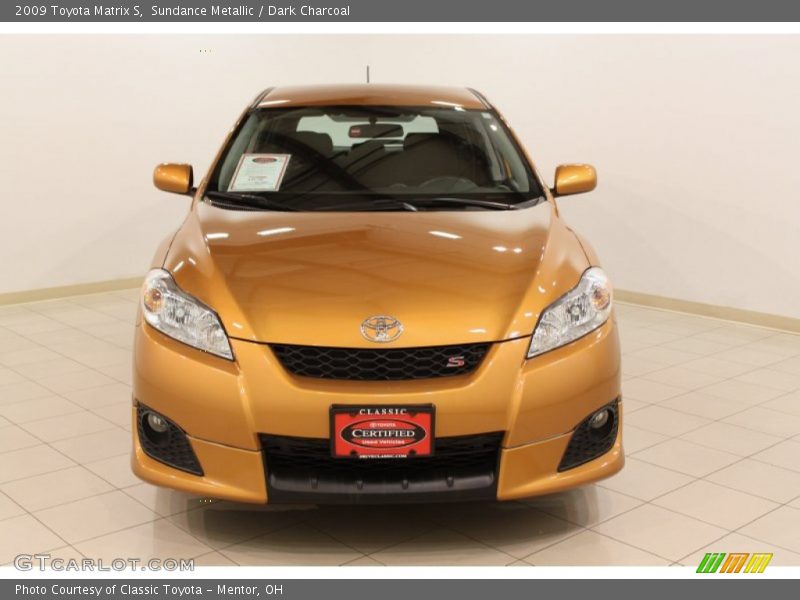 Sundance Metallic / Dark Charcoal 2009 Toyota Matrix S