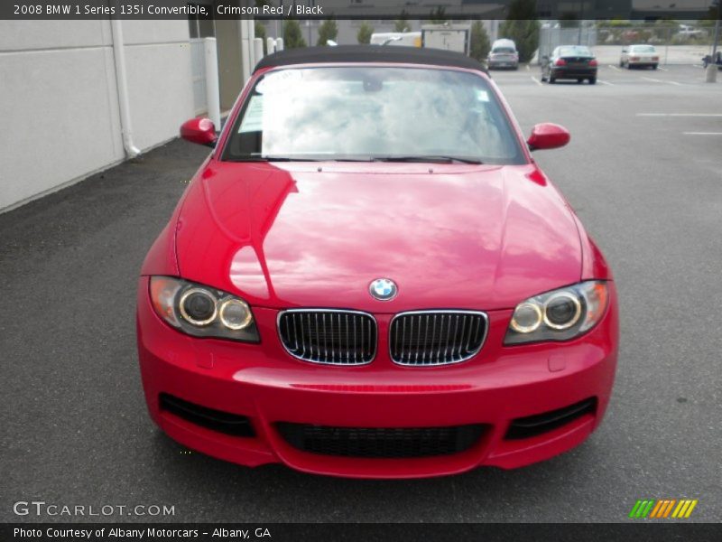 Crimson Red / Black 2008 BMW 1 Series 135i Convertible