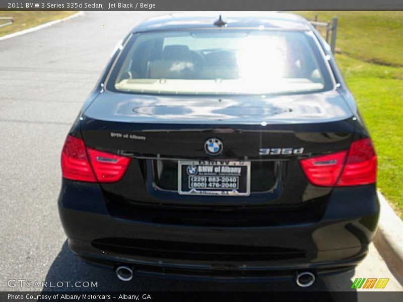 Jet Black / Beige 2011 BMW 3 Series 335d Sedan