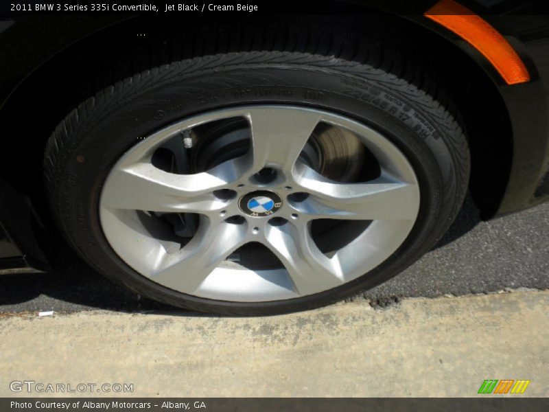 Jet Black / Cream Beige 2011 BMW 3 Series 335i Convertible